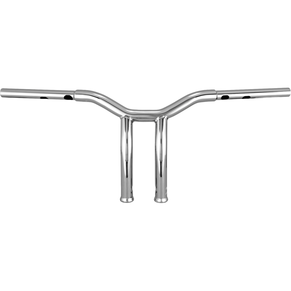 BURLY BRAND - Dominator Handlebars - Chrome 10" - Handlebars - MetalCore Harley Supply