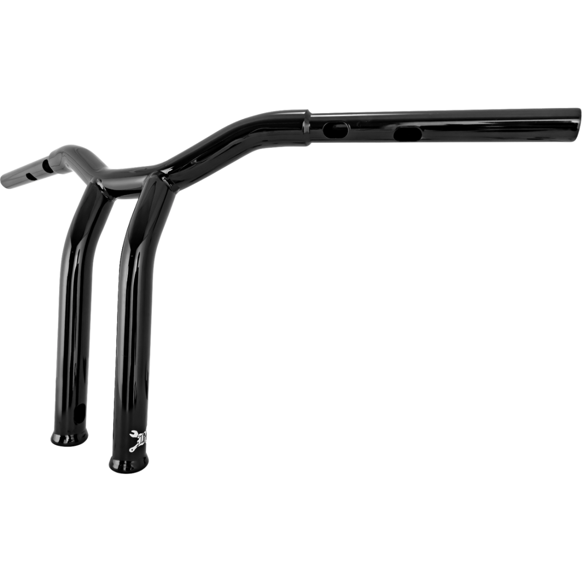 BURLY BRAND - Dominator Handlebars - Black 12" - view 2 - Handlebars - MetalCore Harley Supply