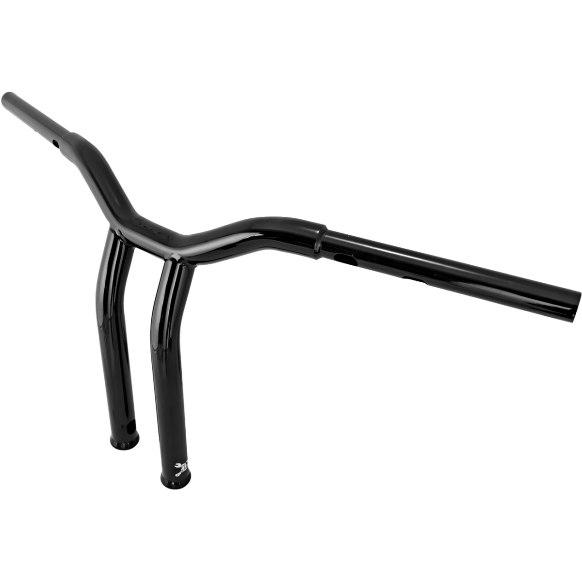 BURLY BRAND - Dominator Handlebars - Black 12" - view 3 - Handlebars - MetalCore Harley Supply