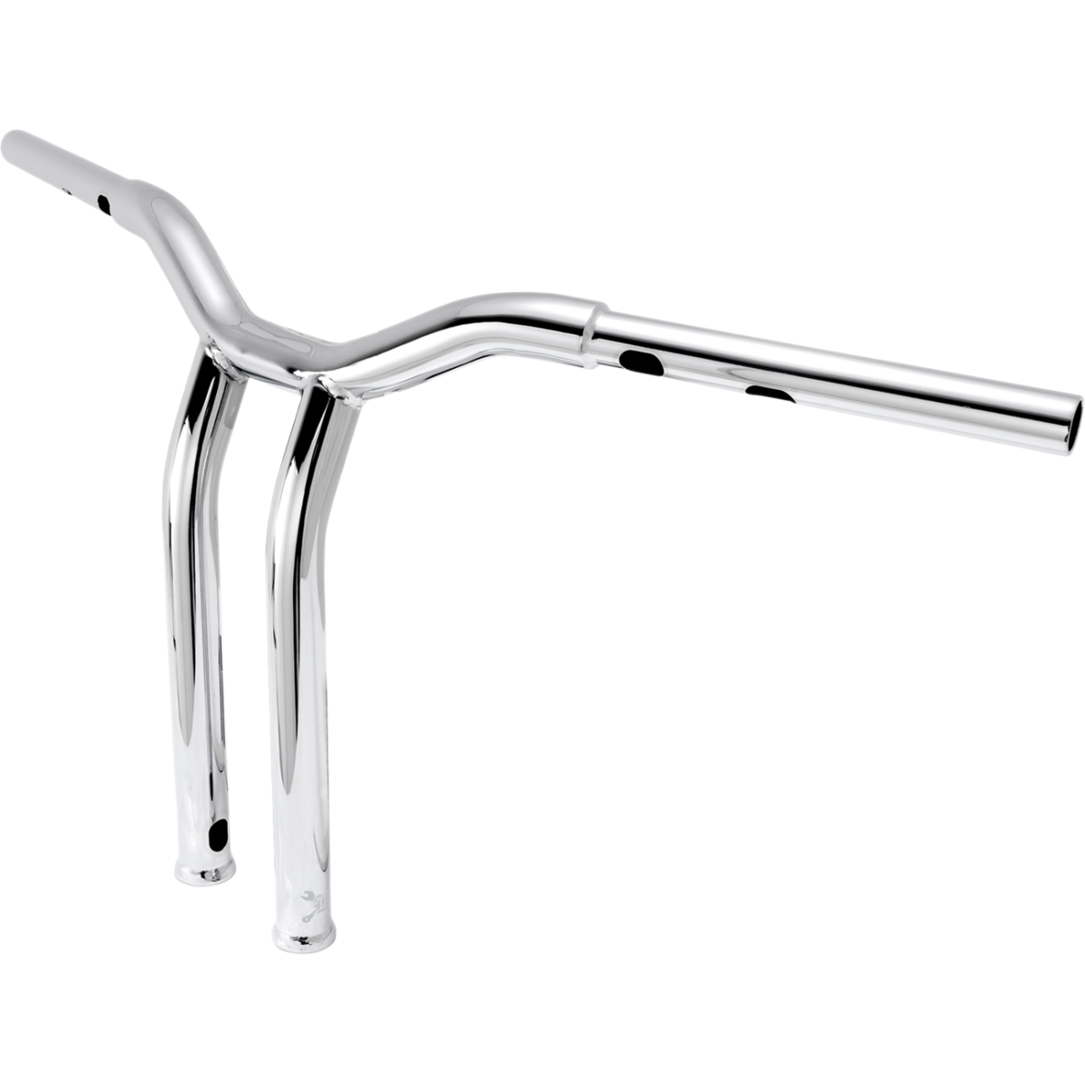 BURLY BRAND - Dominator Handlebars - Chrome 14" - view 3 - Handlebars - MetalCore Harley Supply