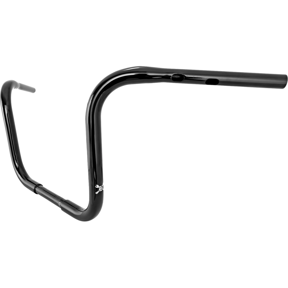 BURLY BRAND - Gorilla Ape Handlebars - Gloss Black 12" - view 2 - Handlebars - Ape Hangers - MetalCore Harley Supply