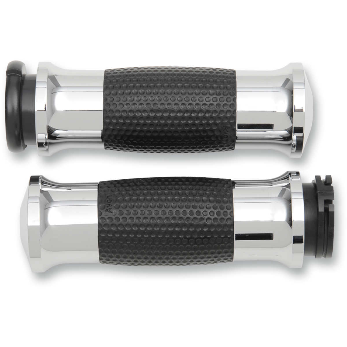 AVON GRIPS - Avon Air GEL Grips - Chrome - Grips - MetalCore Harley Supply