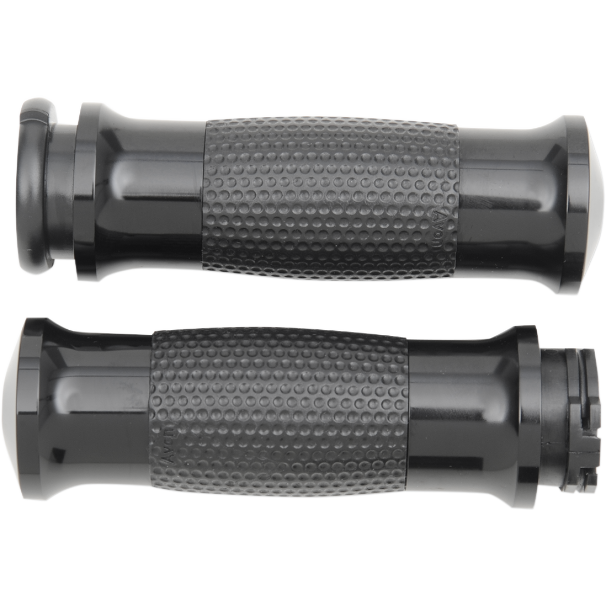 AVON GRIPS - Avon Air GEL Grips - Black Anodized - Grips - MetalCore Harley Supply