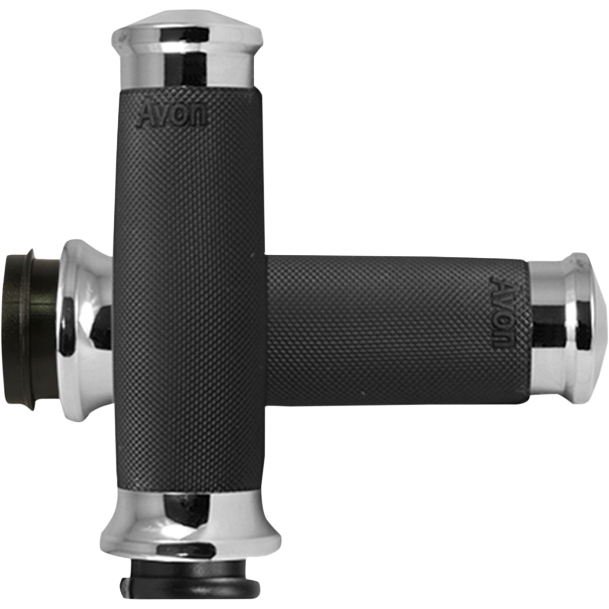 AVON GRIPS - Custom Contour Grips - Chrome '08-'23 - Grips - MetalCore Harley Supply