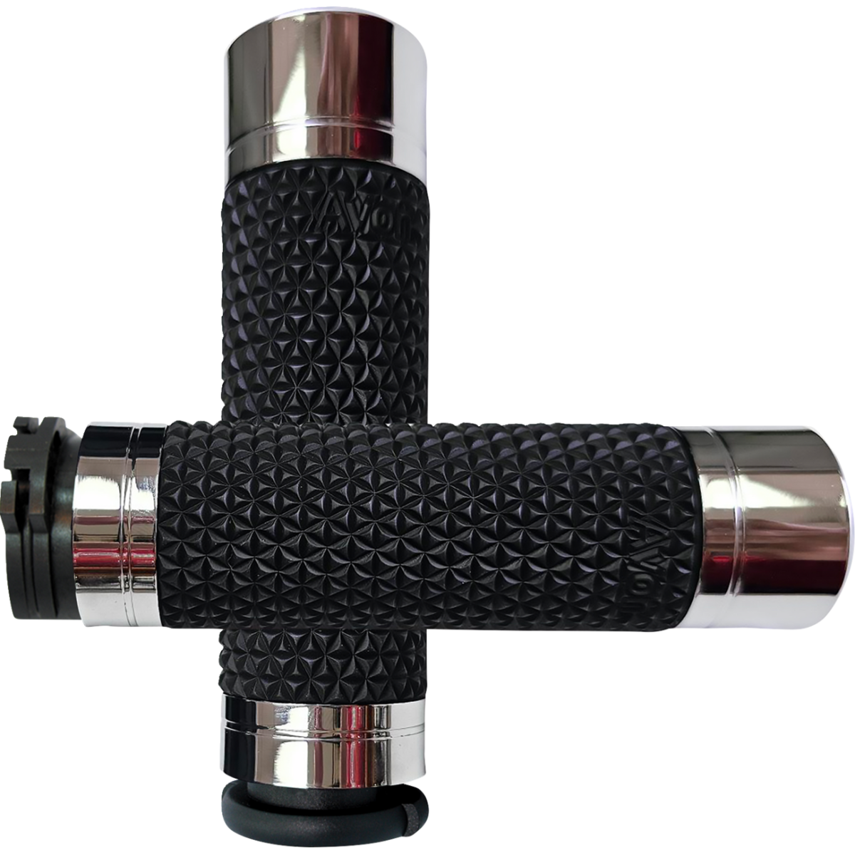 AVON GRIPS - Avon K25 Grips - Chrome '82-'22 - Grips - MetalCore Harley Supply