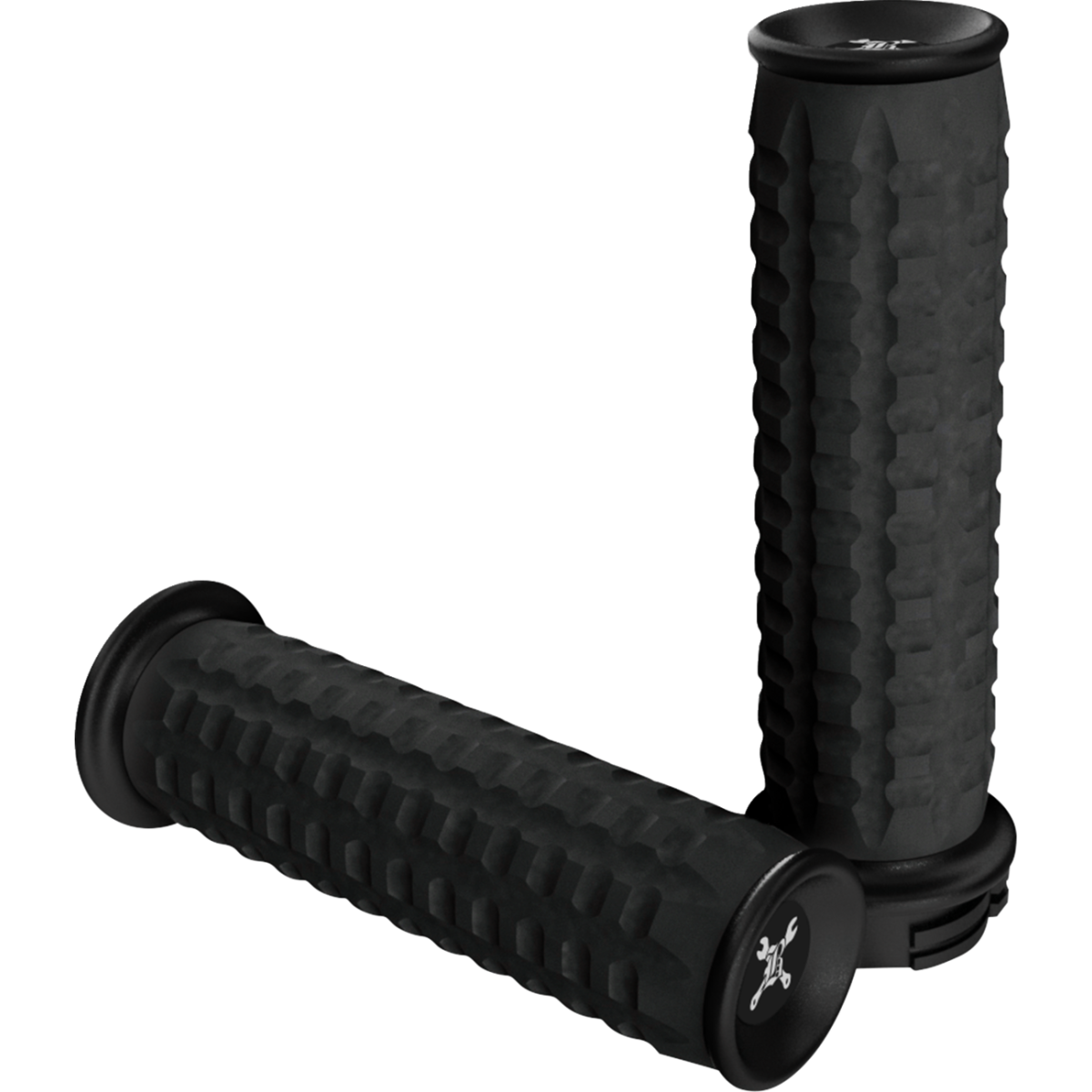BURLY BRAND - Hawk Grips - Throttle-By-Wire Black Textured - Grips - MetalCore Harley Supply