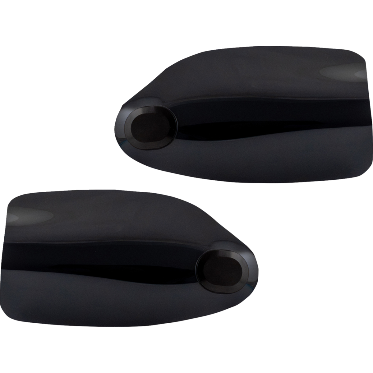 KLOCK WERKS - Tint Flare Hand Guards - Black - Hand Guards - MetalCore Harley Supply