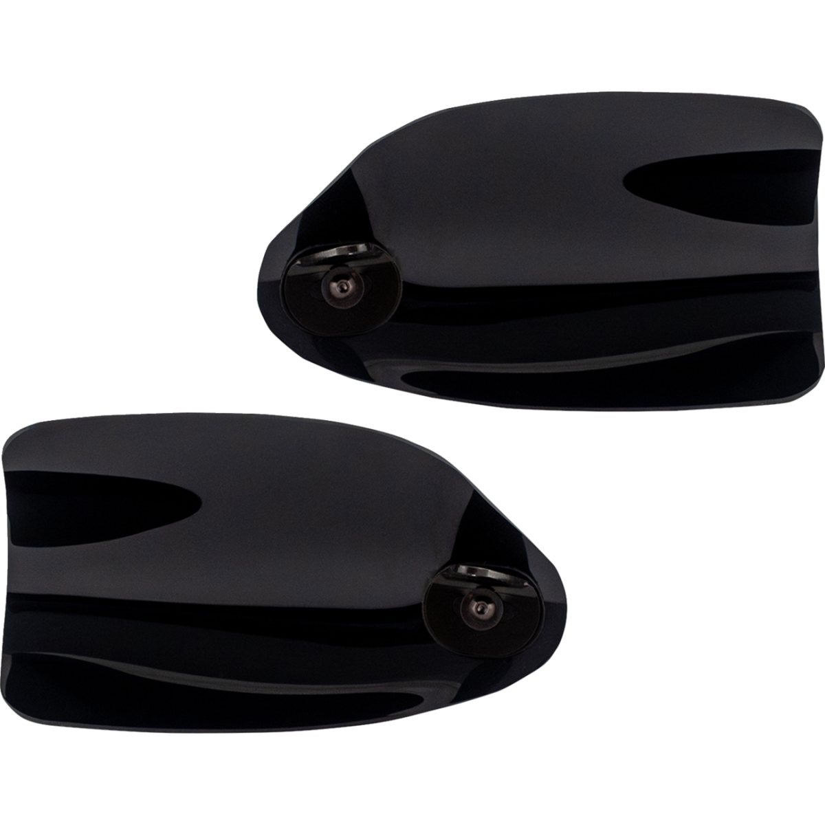 KLOCK WERKS - Tint Flare Hand Guards - Black - view 2 - Hand Guards - MetalCore Harley Supply