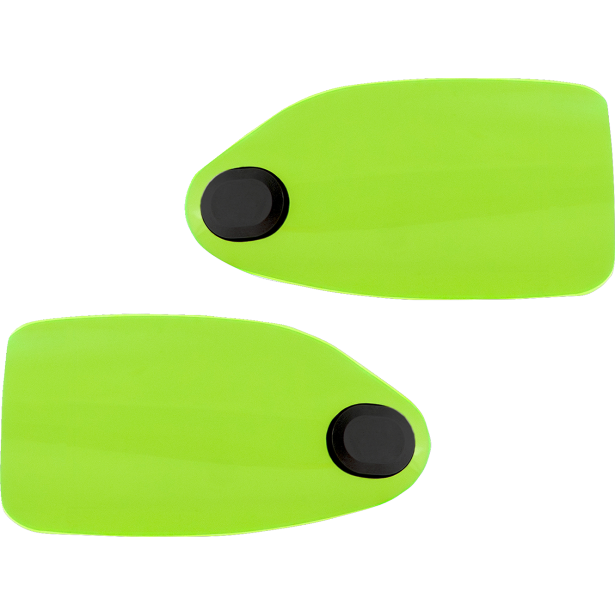 KLOCK WERKS - Ice Flare Hand Guards - Green Ice - Hand Guards - MetalCore Harley Supply