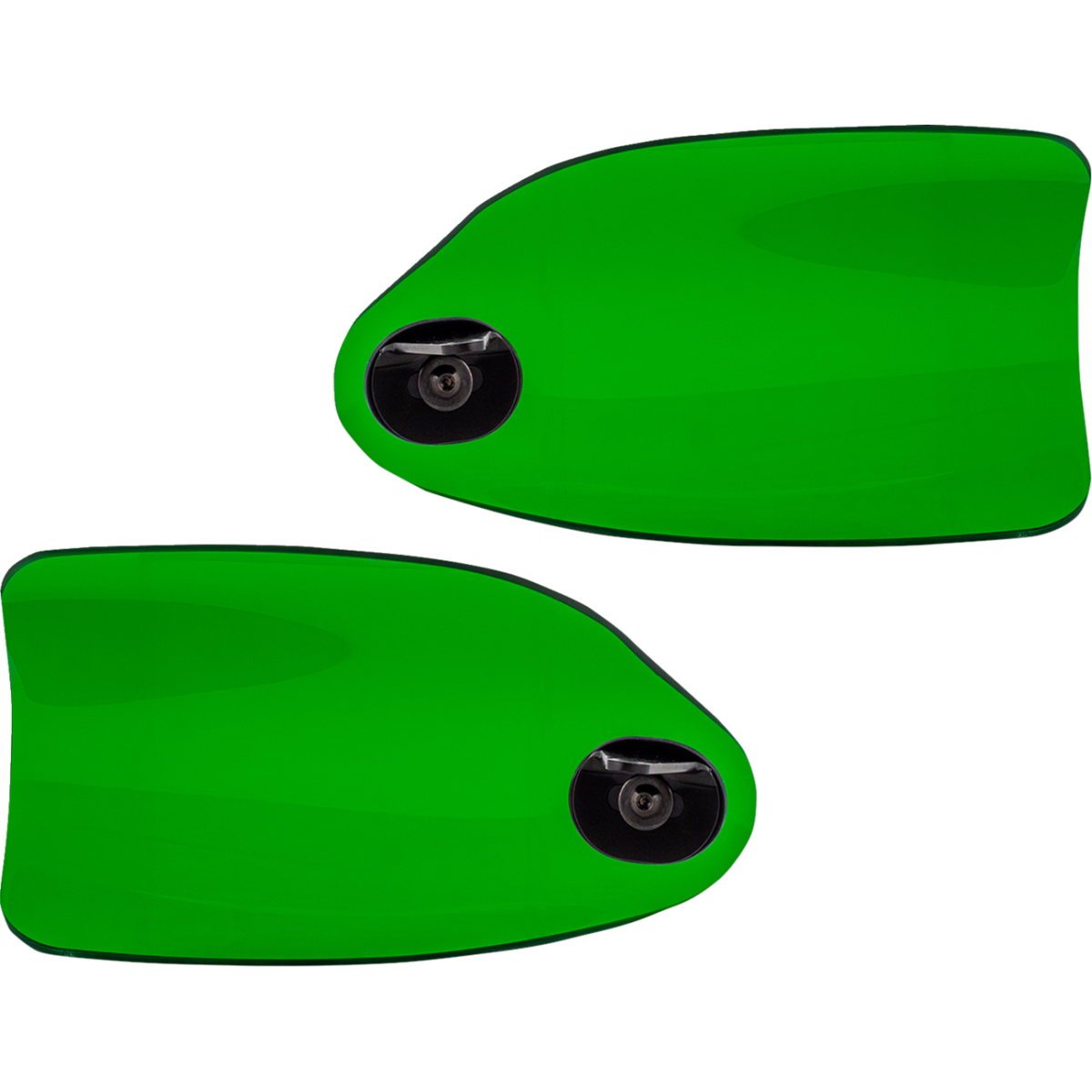 KLOCK WERKS - Kolor Flare Hand Guards - Green - Hand Guards - MetalCore Harley Supply