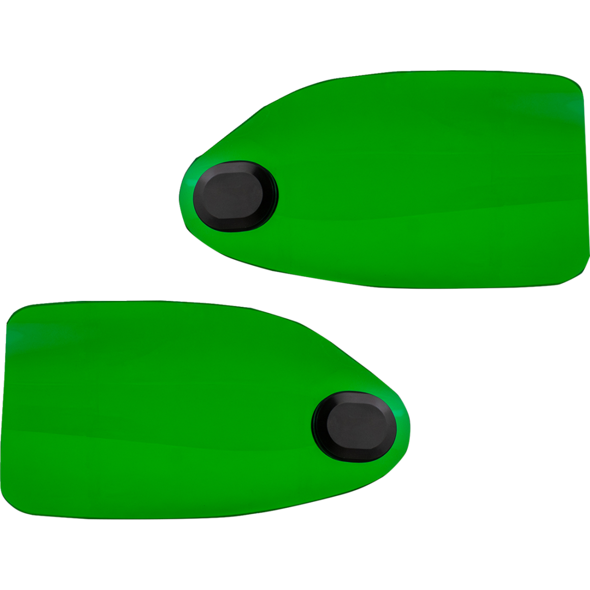 KLOCK WERKS - Kolor Flare Hand Guards - Green - view 2 - Hand Guards - MetalCore Harley Supply