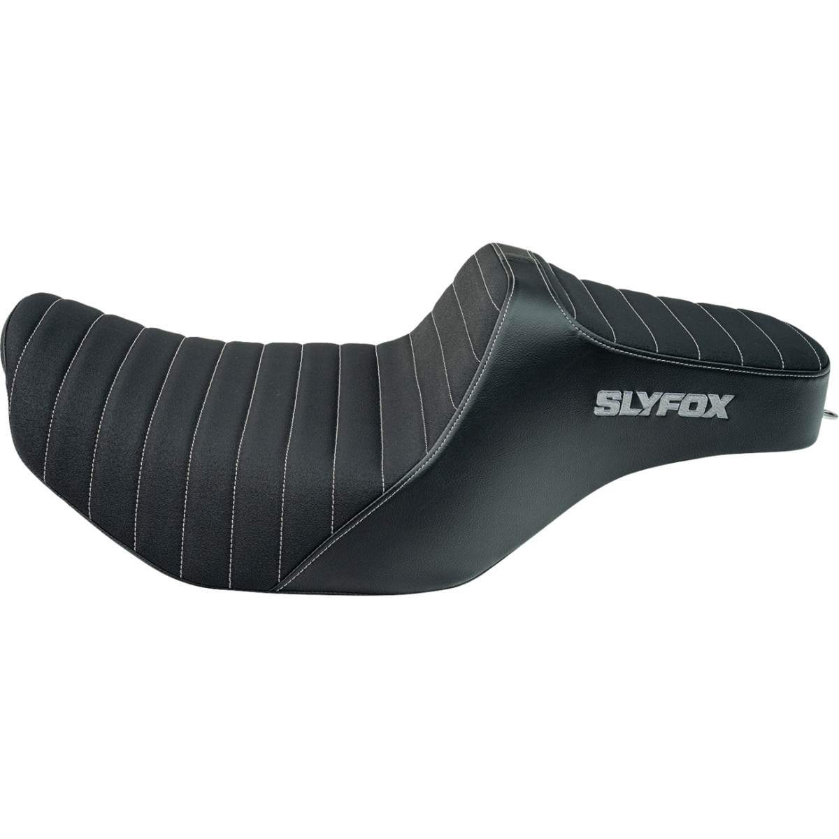 SLYFOX - High Noon 2-Up Seat - Gray Logo Classic '24-'25 - Seats - MetalCore Harley Supply