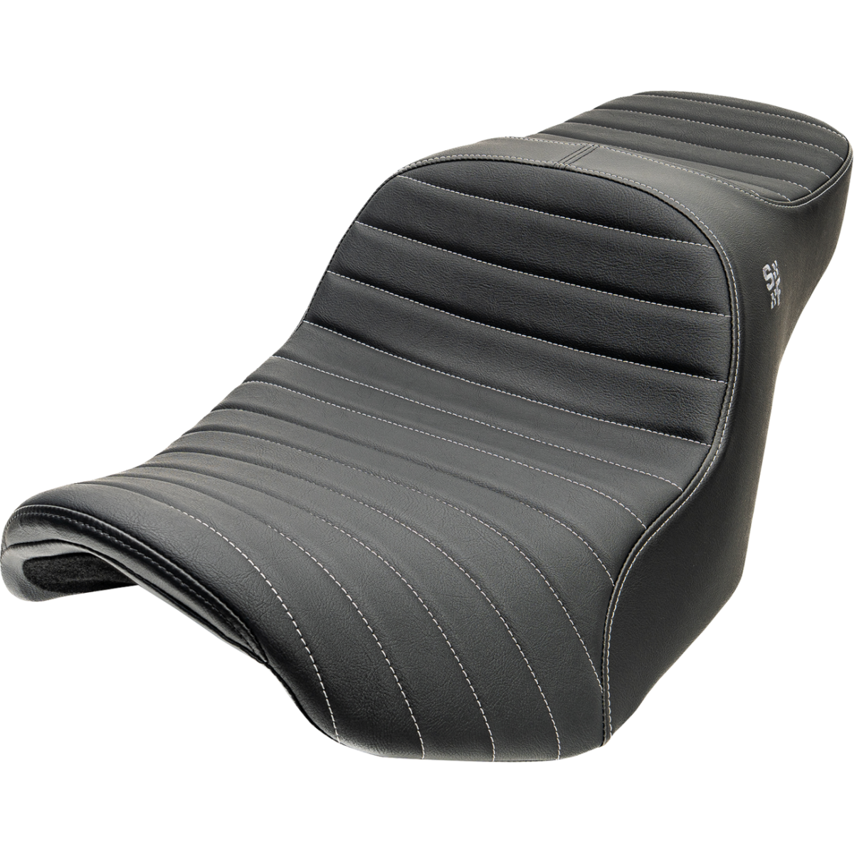 SLYFOX - Chariot 2-Up Seat - Silver Classic '09-'25 - Seats - MetalCore Harley Supply