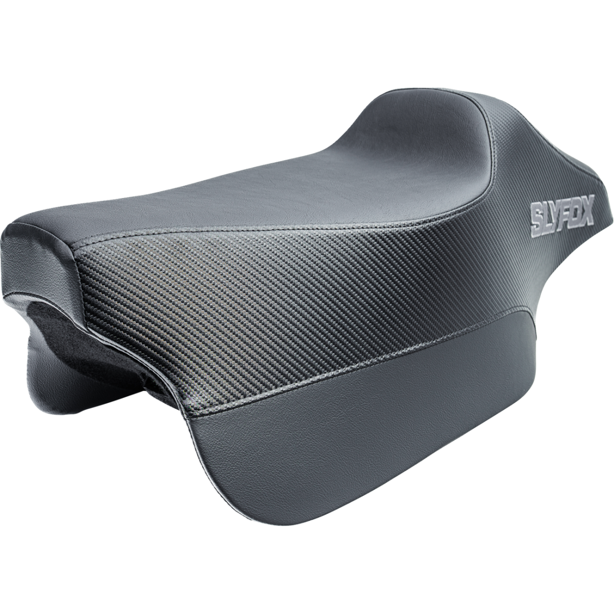 SLYFOX - Race 2-Up Seat - Tall (3in Support) '08-'25 - Seats - MetalCore Harley Supply