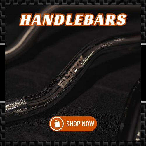 Shop Now button overlayed with image of a harley and focused on the foot controls / brake pedal/ shifter pedle / pegs.  Leads to all the foot control / floorboards on the site