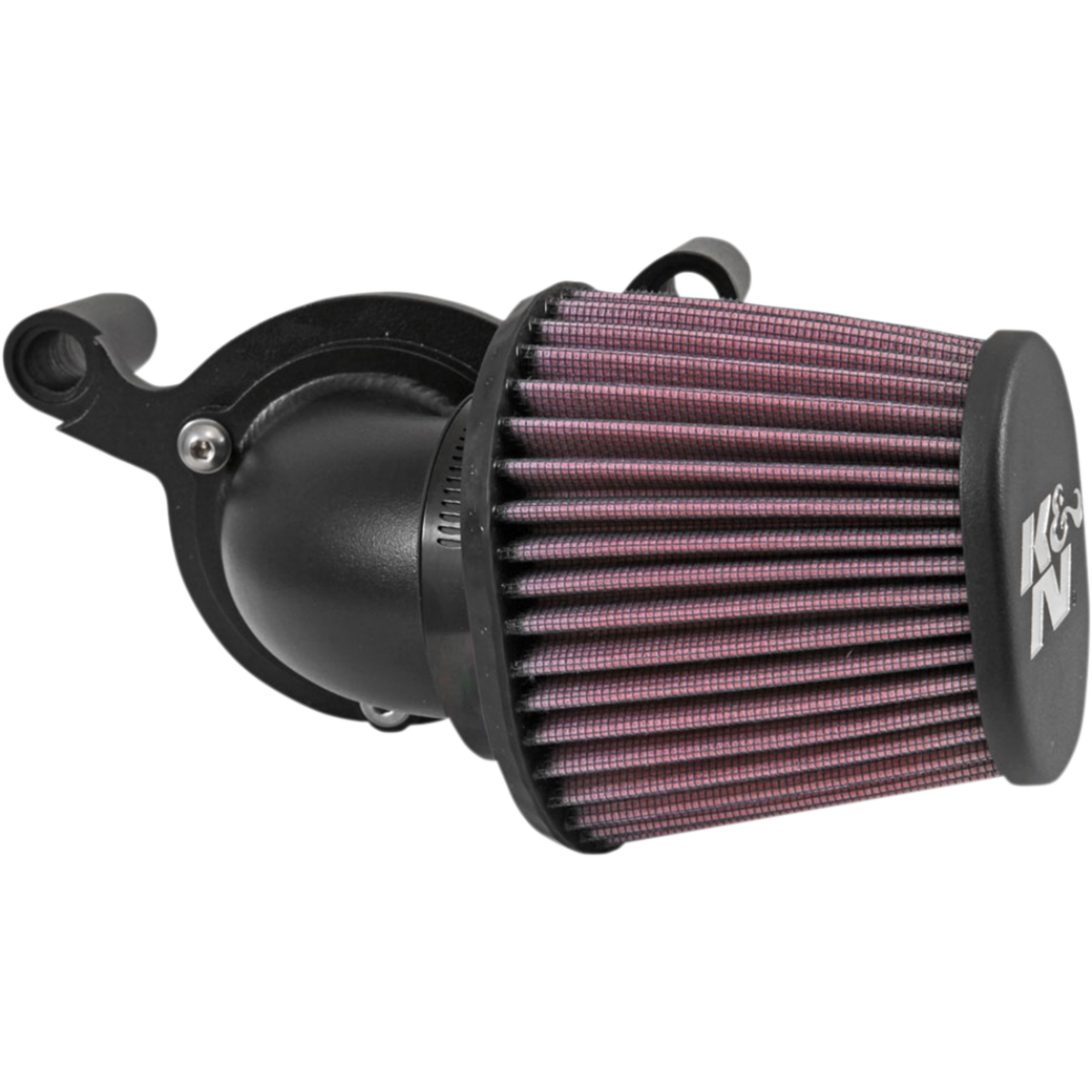 K&N Filters - Aircharger Performance Intake Kit - Black - Air Filters - MetalCore Harley Supply