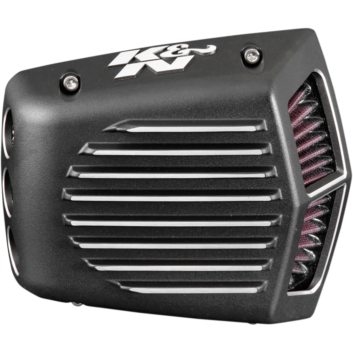 K&N Filters - Street Metal Intake - Shaker - Black - Air Filters - MetalCore Harley Supply