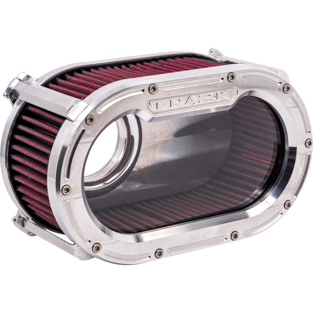 TRASK - Big Papi High-Flow Air Cleaner - Gen 2 M8 Raw - View 2 - MetalCore Harley Supply