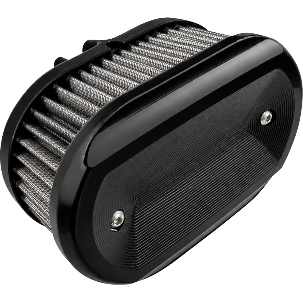 KODLIN - Vektor Oval Air Cleaner Gloss Black M8 - Air Filters - MetalCore Harley Supply