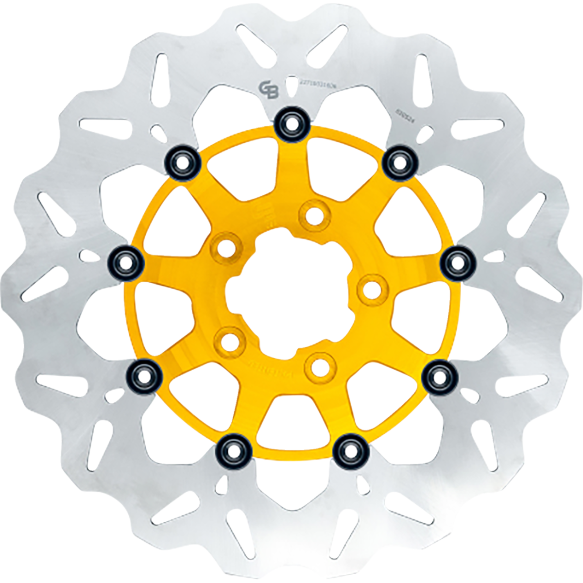 GBRAKES Stainless Front Brake Rotor '00-'14 - Gold - MetalCore Harley Supply