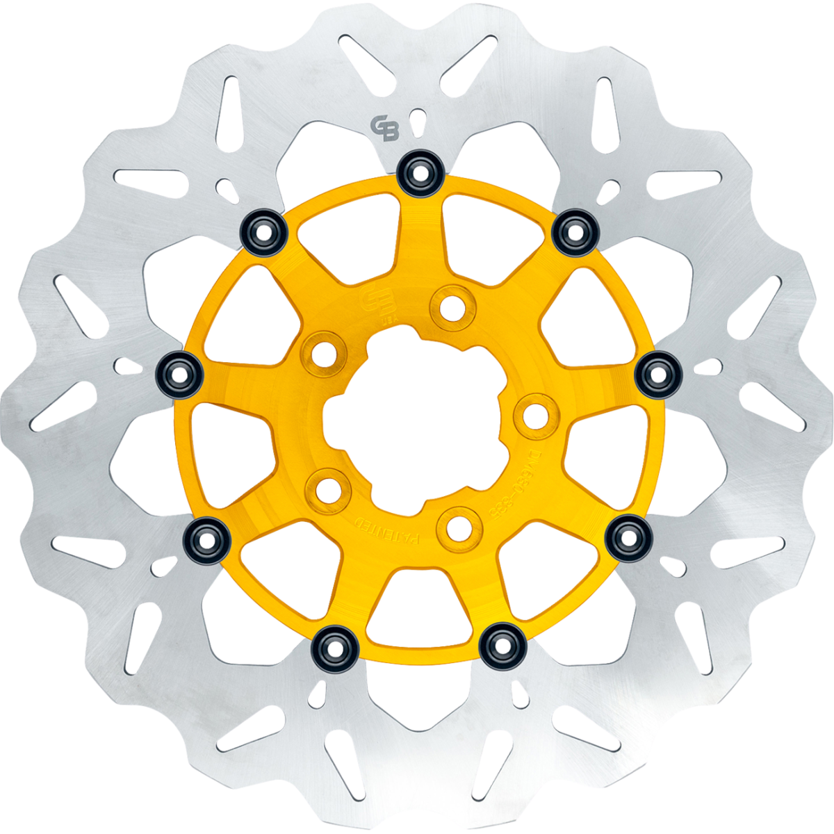 GBRAKES Stainless Rear Brake Rotor '09-'16 - Gold - MetalCore Harley Supply