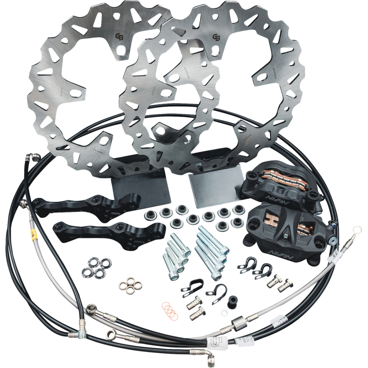 GBRAKES Wraith Brake Kit '15-'23 - 12.5 inch - MetalCore Harley Supply
