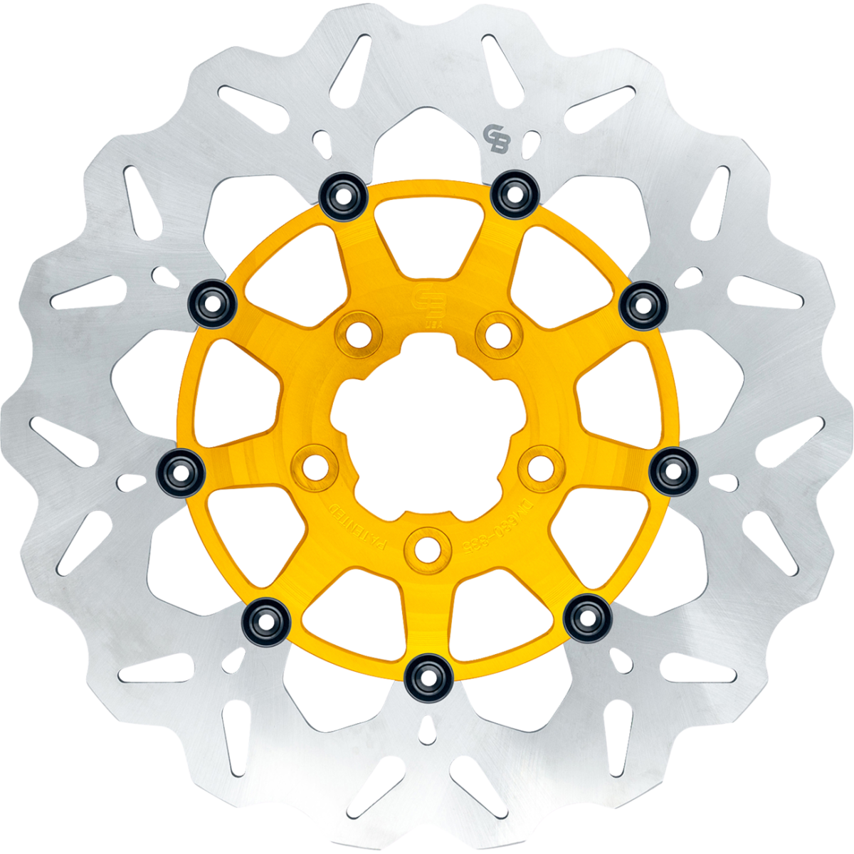 GBRAKES Stainless Rear Brake Rotor '08-'25 - Gold - MetalCore Harley Supply