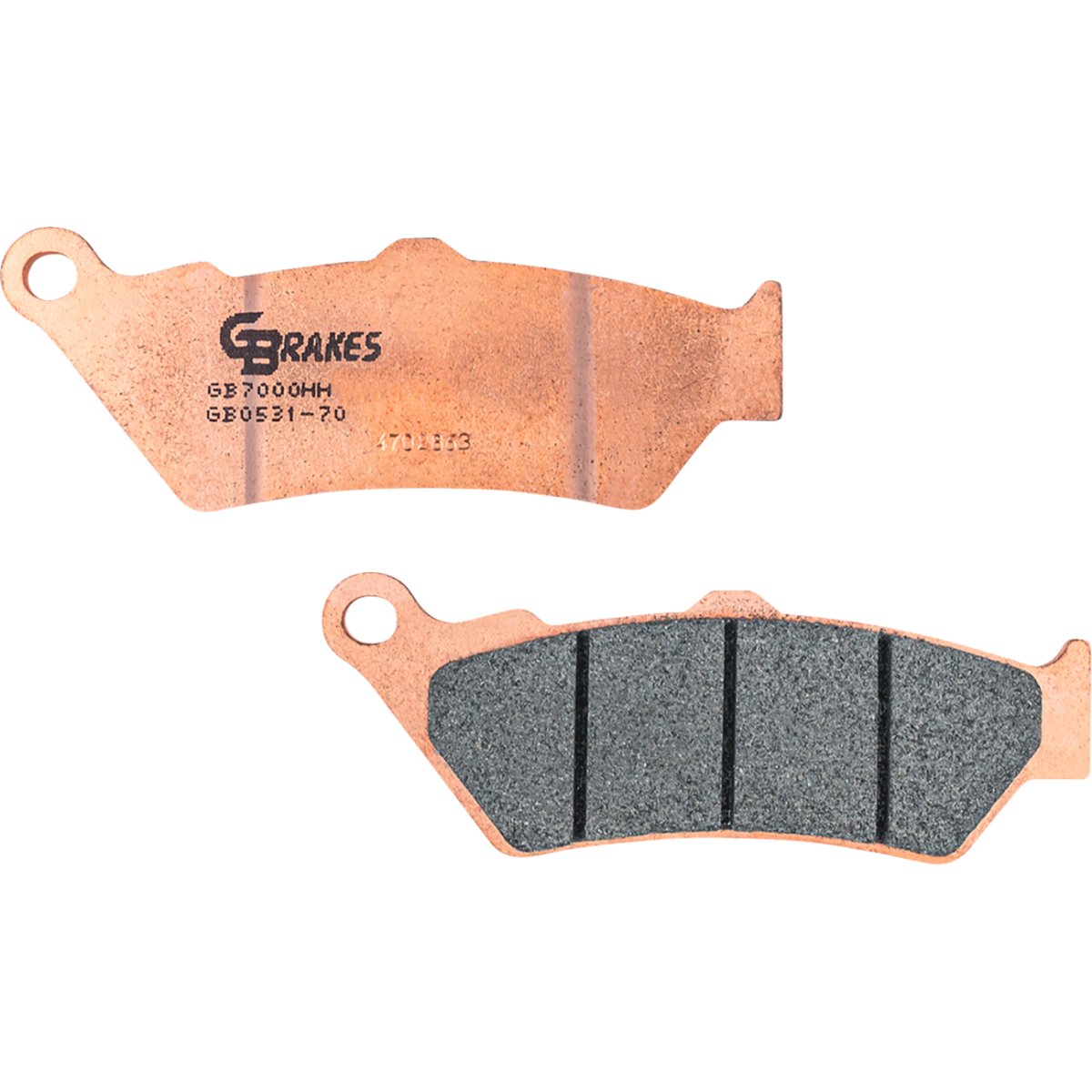GBRAKES HH Sintered Brake Pads - Front and rear, '16-'20 XG500/750 - MetalCore Harley Supply