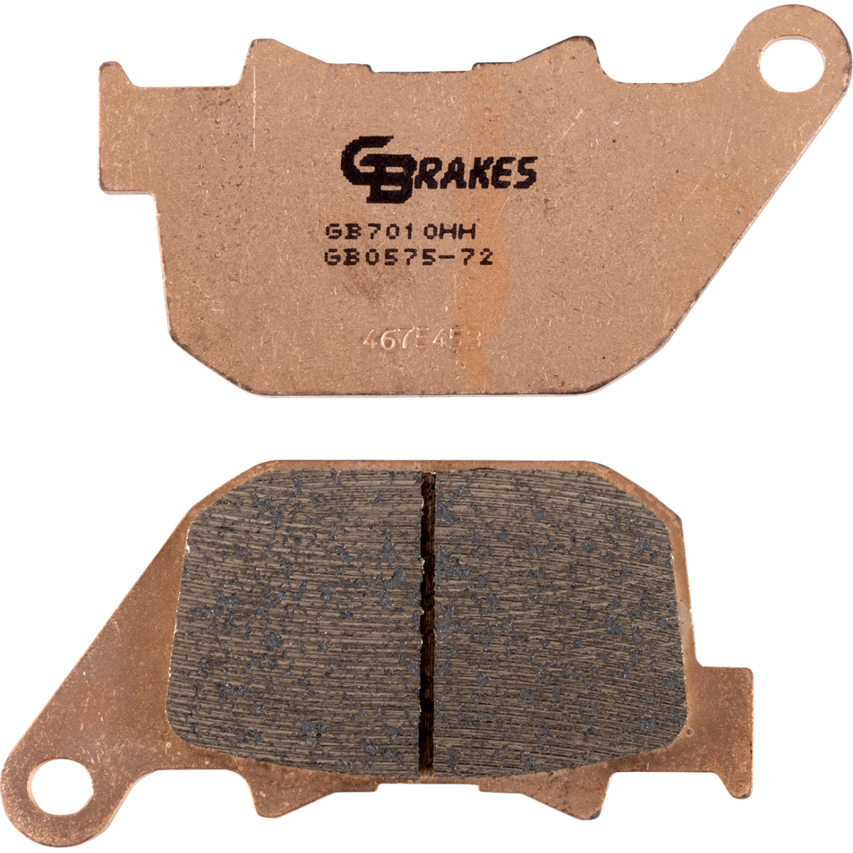 GBRAKES HH Sintered Brake Pads - Rear, '04-'13 XL/XR - MetalCore Harley Supply