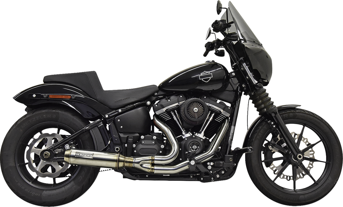 2-into-1 Exhaust System with Superbike Muffler - Catalytic Converter - 49 State