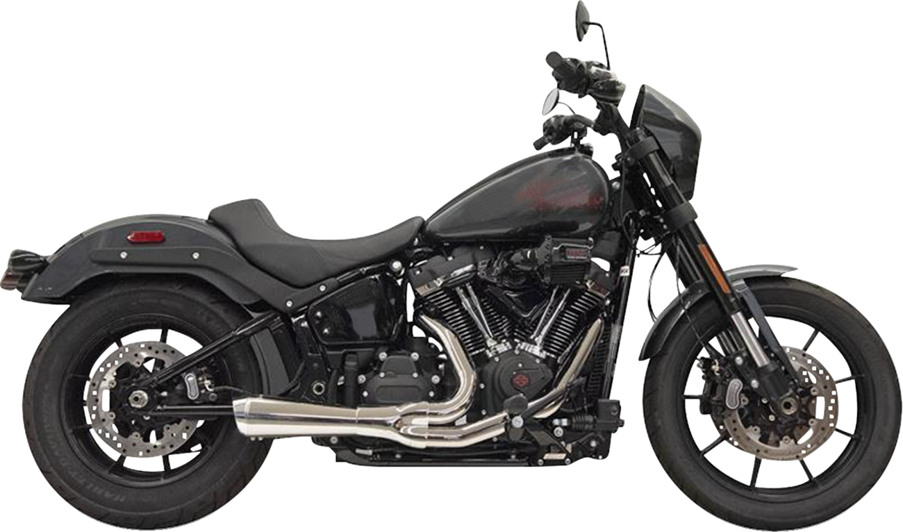 2-into-1 The Ripper Exhaust System with Megaphone Muffler - Short