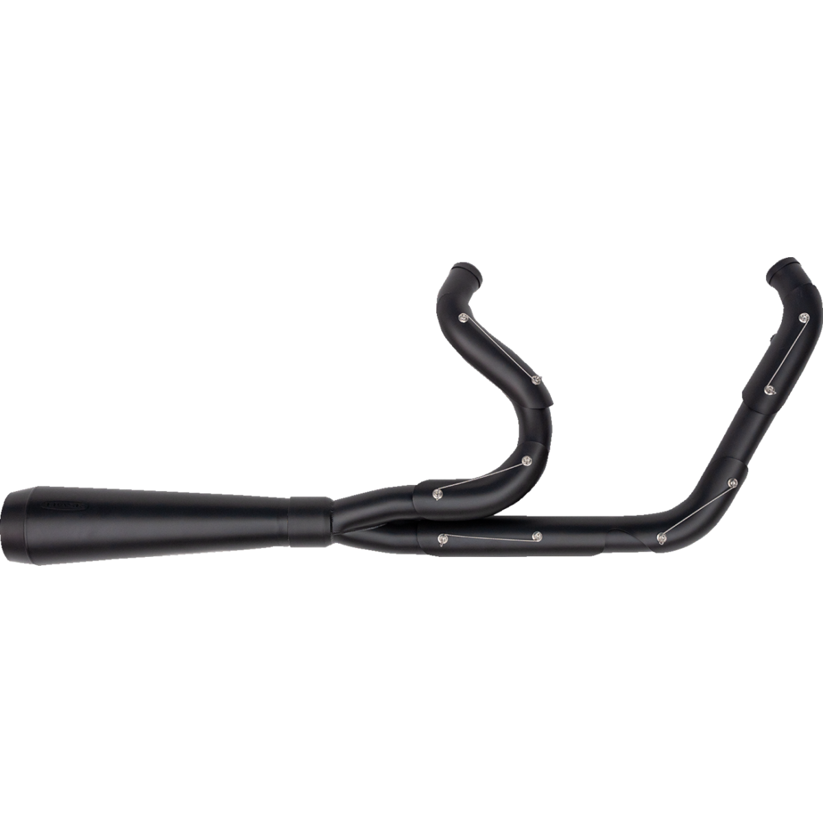 TRASK - Assault 2:1 Exhaust - Gloss Black - MetalCore Harley Supply