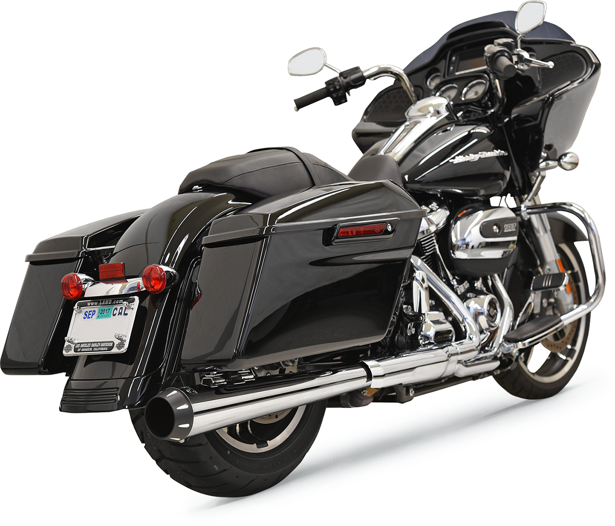 2-into-1 Crossover Eliminator with 4"DNT® Slip-On Muffler - Megaphone