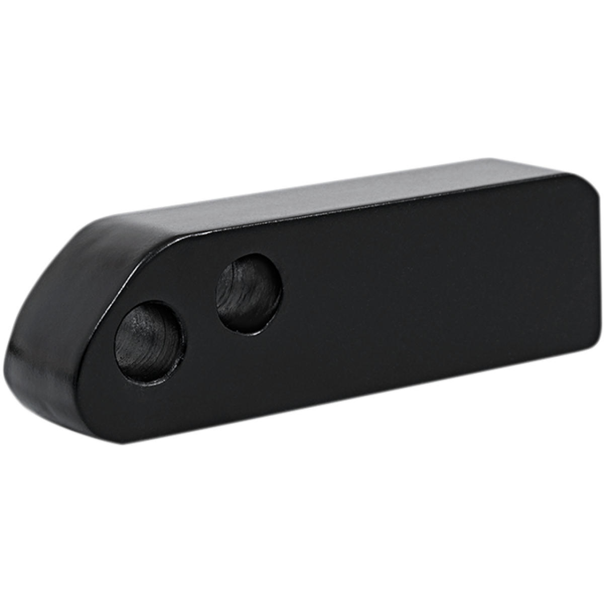 MEMPHIS SHADES - Headlight Extension Block - 3/4" block Black - MetalCore Harley Supply