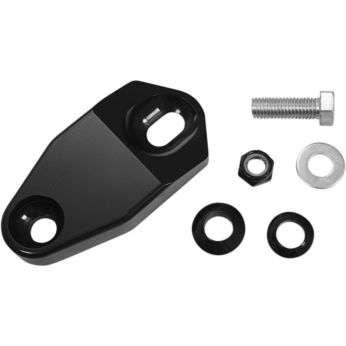 MEMPHIS SHADES - Headlight Extension Block - 3/4" block Black View 3 - MetalCore Harley Supply