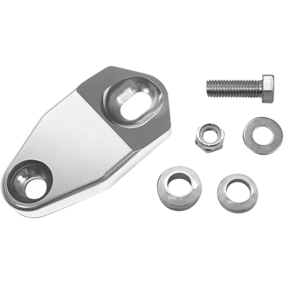 MEMPHIS SHADES - Headlight Extension Block - Top mount Chrome - MetalCore Harley Supply