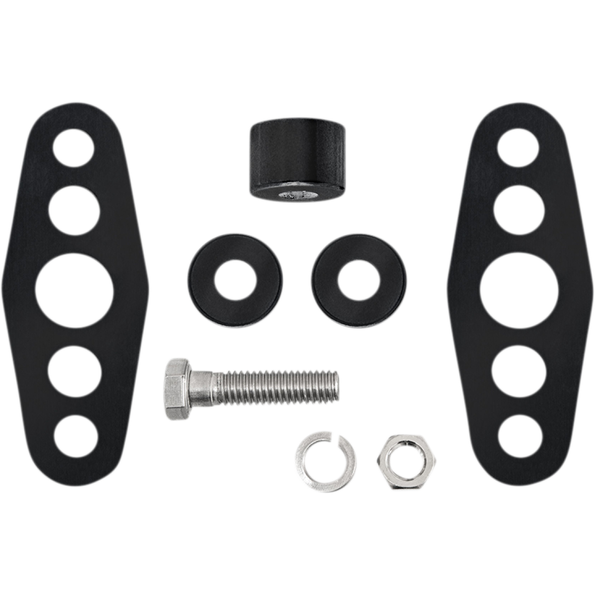 MEMPHIS SHADES - Headlight Extension Block - Short block Black - MetalCore Harley Supply