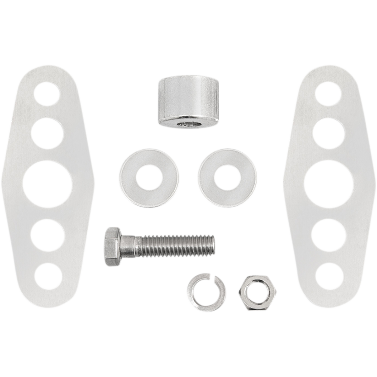 MEMPHIS SHADES - Headlight Extension Block - Short block Polished - MetalCore Harley Supply