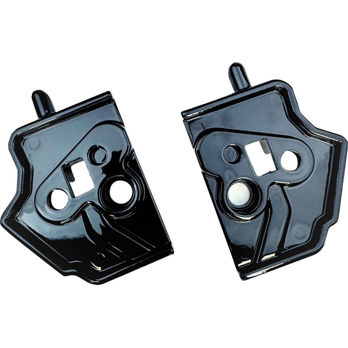 CUSTOM DYNAMICS - Shark Demon Fog Light Mount / '23-'26 Street Glide - Black - MetalCore Harley Supply