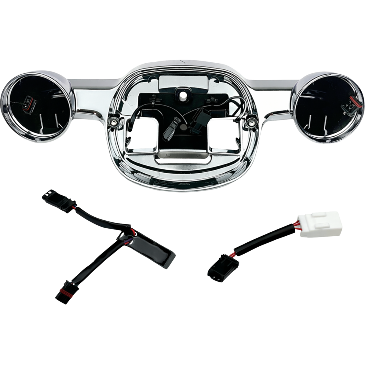 CUSTOM DYNAMICS - Taillight and Turn Signal Baseplate / '22-'25 Low Rider - Chrome - MetalCore Harley Supply