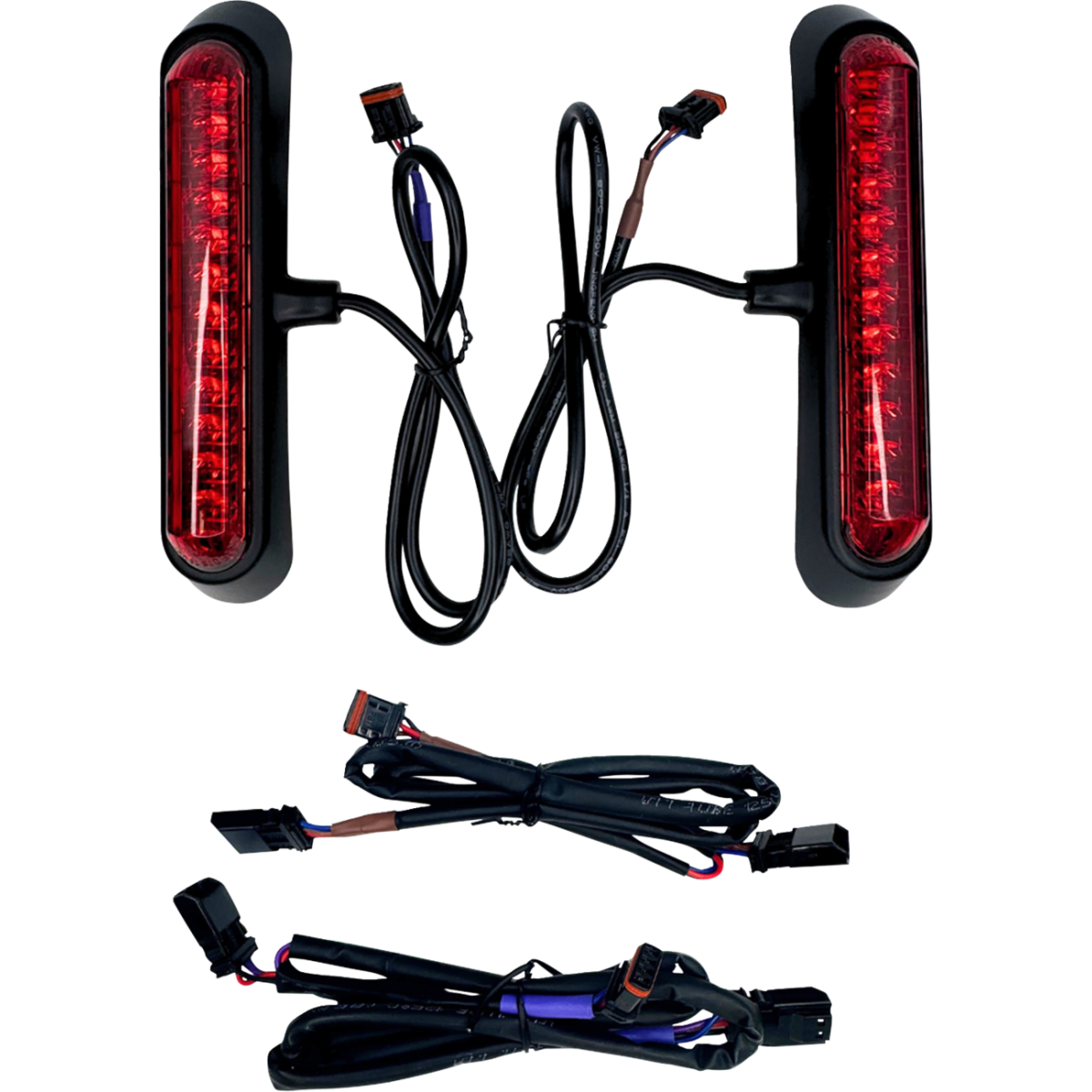 CUSTOM DYNAMICS - LED Saddlebag Lights - Red Lens - '18-'26 M8 Softail - MetalCore Harley Supply - View 2