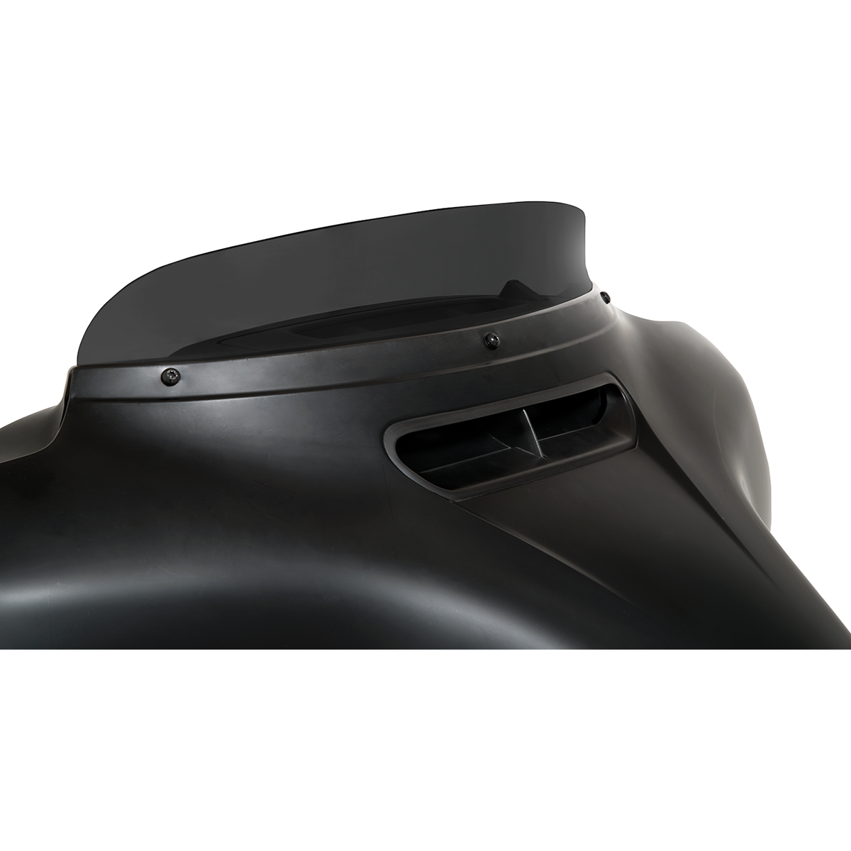 MEMPHIS SHADES - Batwing Spoiler Windshield - '14-'23 Batwing - 3" - Dark black smoke - MetalCore Harley Supply