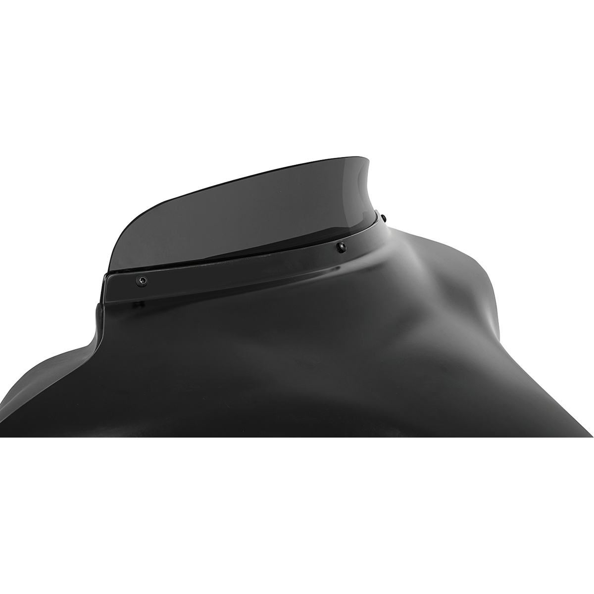 MEMPHIS SHADES - Batwing Spoiler Windshield - '96-'13 Batwing - 3" - Dark black smoke - MetalCore Harley Supply