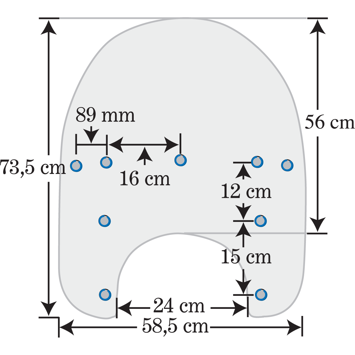 MEMPHIS SHADES - Replacement Plastic for Road King - 15" - Black smoke - MetalCore Harley Supply - View 8