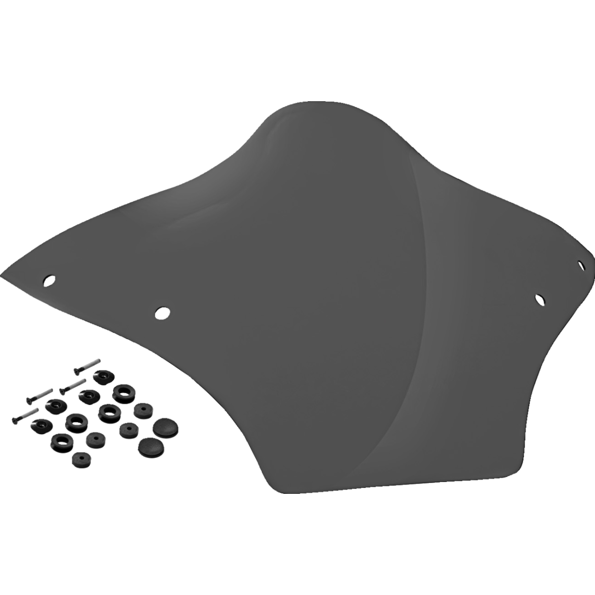 MEMPHIS SHADES - BRL Race Bubble Windshield - Dark smoke - MetalCore Harley Supply