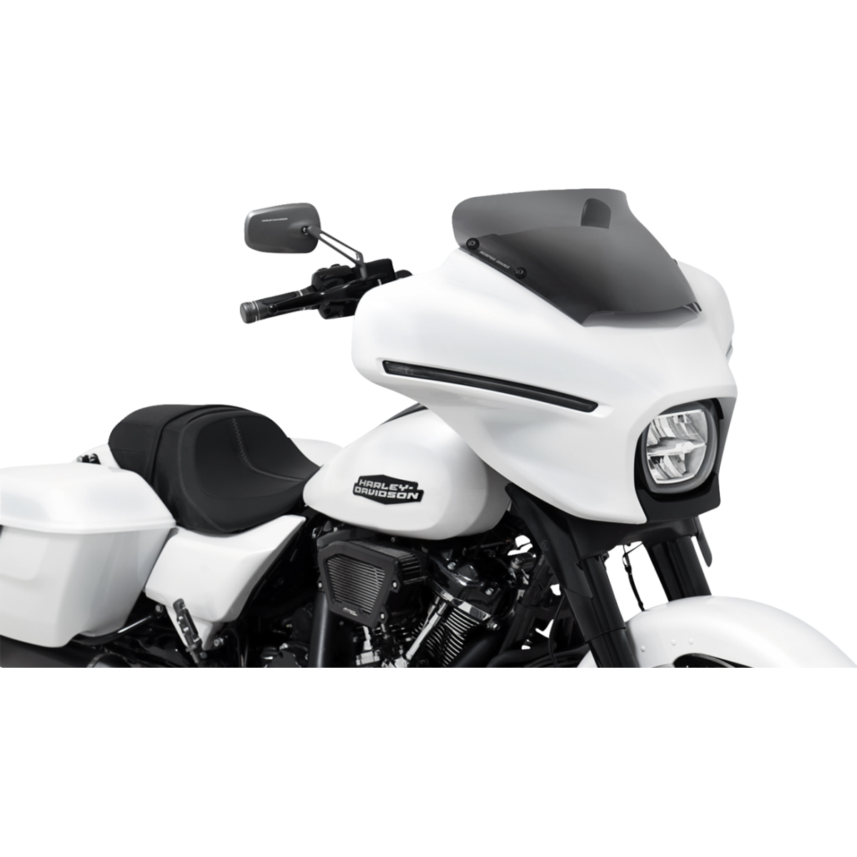 MEMPHIS SHADES - Spoiler Windshield - '24-'25 Street Glide - 3" - Dark black smoke - MetalCore Harley Supply - View 2