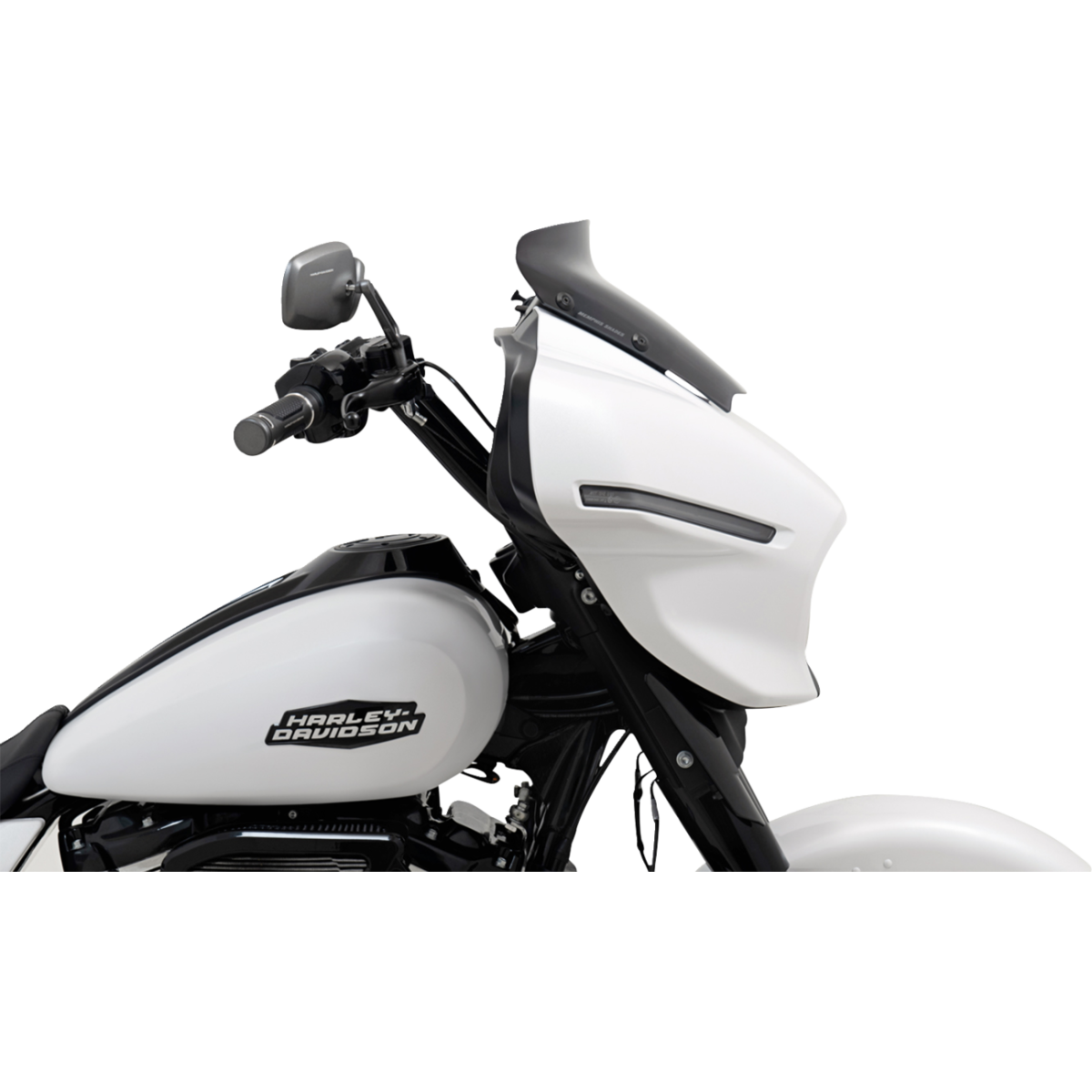 MEMPHIS SHADES - Spoiler Windshield - '24-'25 Street Glide - 3" - Dark black smoke - MetalCore Harley Supply - View 4