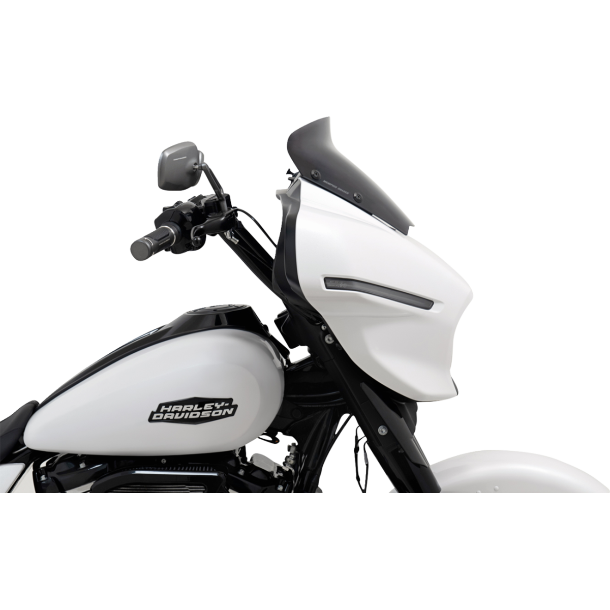 MEMPHIS SHADES - Spoiler Windshield - '24-'25 Street Glide - 4" - Dark black smoke - MetalCore Harley Supply - View 3