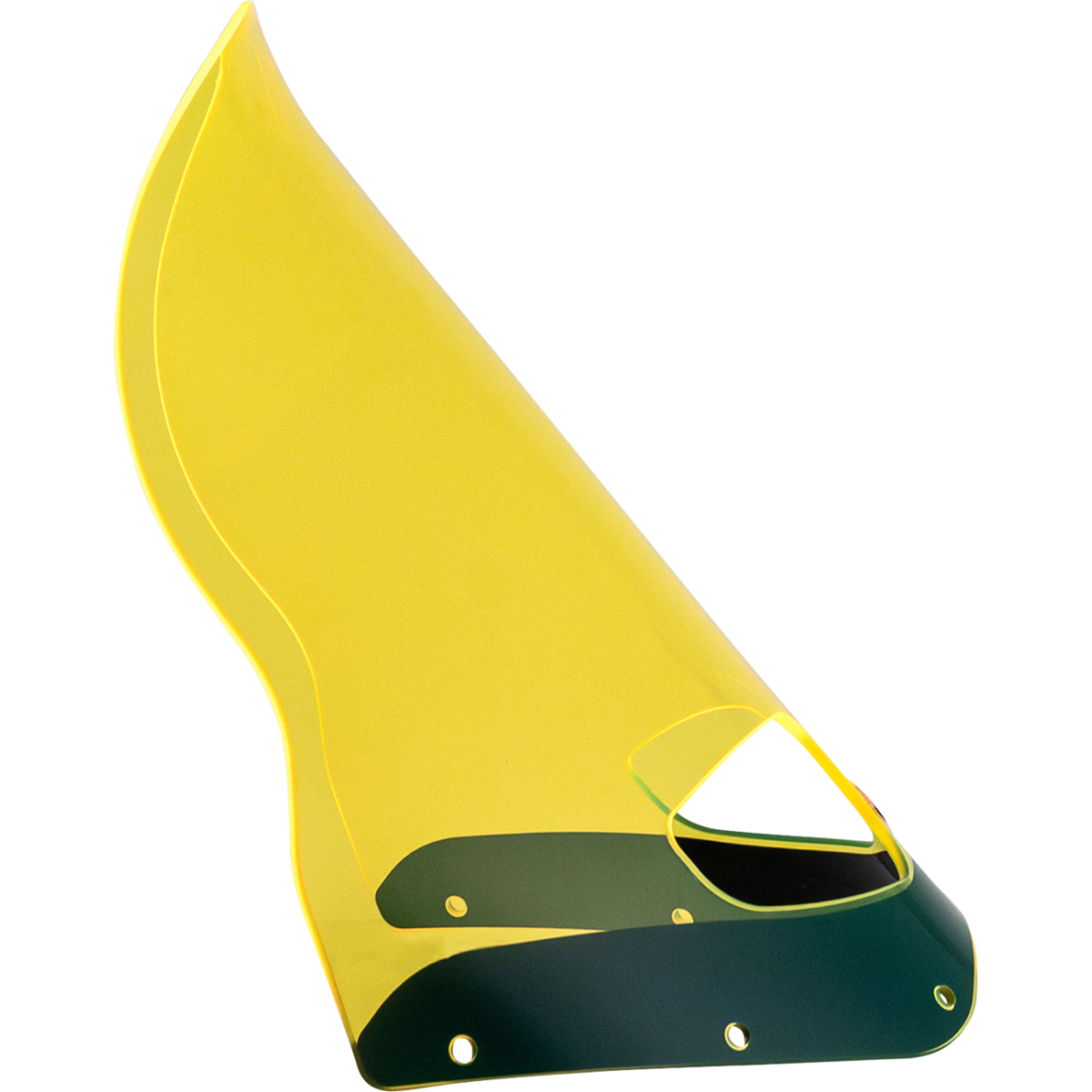 KLOCK WERKS - Ice Flare Windshield - Yellow Ice - Memphis Shades Road Warrior Fairing - MetalCore Harley Supply
