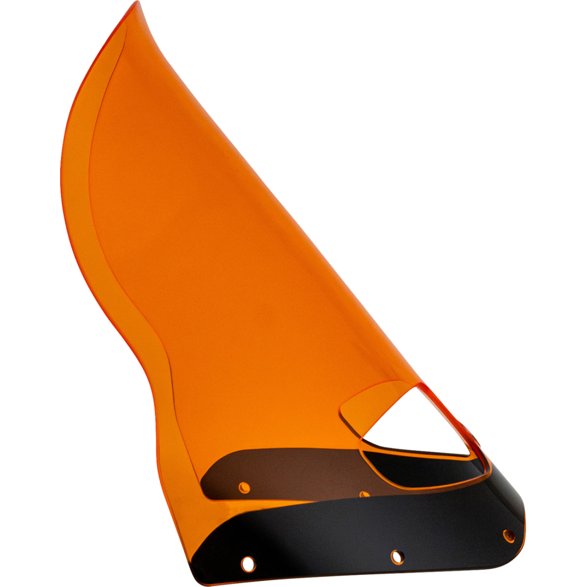 KLOCK WERKS - Kolor Flare Windshield - Orange - Memphis Shades Road Warrior Fairing - MetalCore Harley Supply